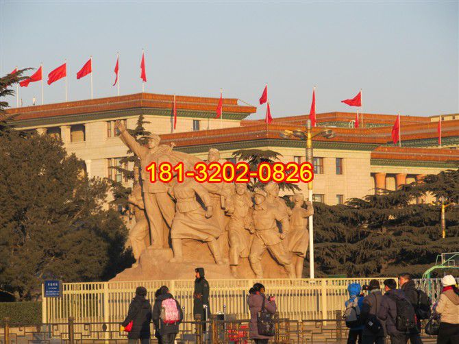 紅軍石雕，廣場(chǎng)景觀石雕 (2)